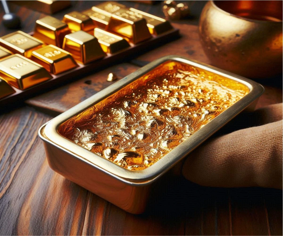 طلای آب شده